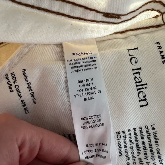 Frame Le Italien Wide Leg jeans - Picture 8 of 10